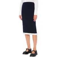 Moschino Superfine Lambswool Skirt Blue Taglia: 44 | Minigonne Outlet | Donna | Blu