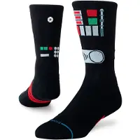 Stance Dark Side Crew Calze casual (43-47, nero)