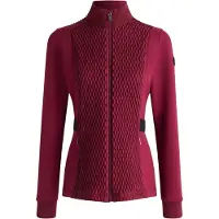 Fusalp - Giacca di pile donna stretch e idrorepellenza - Meryl Acajou per Donne in Pelle - Taglia M - Bordeaux