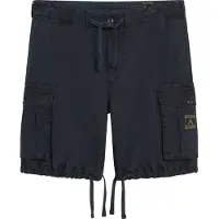 Superdry per uomo. M7110435A Pantaloncini stile paracadutista blu scuro (28), Casual, Cotone, Navy