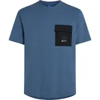 Karl Lagerfeld Vintage Indigo Klj Reg Mix Material Tee Taglia: S | Magliette basic Outlet | Uomo | Blu