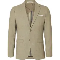 Selected Giacca A Petto Unico Uomini Beige 50