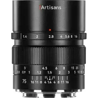 7artisans 75mm f/1.4 Canon RF - Nero