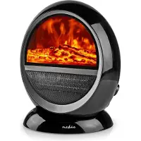 Nedis Termoventilatore ceramico PTC - 1000 / 1500 W - 2 modalità di calore - termostato regolabile - rotazione automatica - protezione contro il surriscaldamento - protezione contro gli scatti