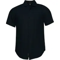 Superdry per uomo. M4010608A Camicia casual in lino Navy Studios (XXL), Manica corta