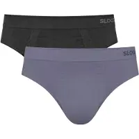 Sloggi Slip 'GO' blu fumo / nero
