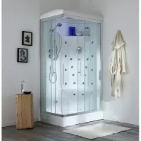 KIAMAMI VALENTINA Cabina doccia idromassaggio multifunzione 70x90 dx | Iride