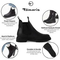 Tamaris Boots chelsea nero