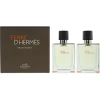 Hermès Paris Terre d'Eau de Toilette Uomo 2x50ml — Eau de Toilette