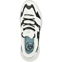 Plein sport Sneakers Runner Tiger in mesh con motivo astratto bicolor
