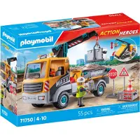 Playmobil Modellino Di Camion Di Costruzione Con Gru