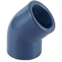 Cepex 22591 Gomito Pvc 45º Ø90 Filettatura Femmina Bsp