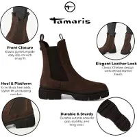 Tamaris Ankle boots cioccolato / marrone scuro