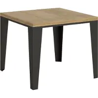 Itamoby - Tavolo apribile 90/180x90 cm Flame Libra quercia natura telaio antracite