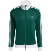 Adidas Originals Giacca di felpa 'Classic' verde scuro / bianco