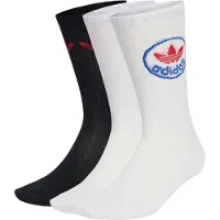 Adidas Originals Calzino 'Trefoil' blu / rosso / nero / bianco