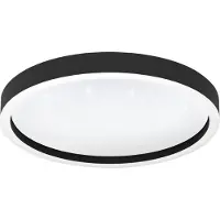 Eglo connect Montemorelos-Z, RGBW, nero, Ø42cm