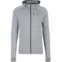 Stoic MerinoFleece240 StorforsSt. Zip Hoody Felpa di merino con cappuccio Uomo (3XL, grigio)