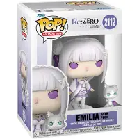 Funko POP! &amp; Buddy Re:zero Figura Di Emilia Con Puck 9 Cm