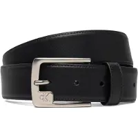 Calvin Klein Mono Frame Buckle Belt Black/pewter Taglia: 110 | Cinture Outlet | Uomo | Nero