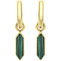 Breil Orecchini Oro Malachite Stylize Tj3659 — Orecchini