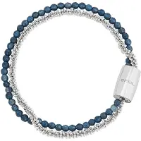 Breil Braccialetto blu scuro / argento