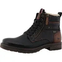 Mustang Boots stringati marrone scuro / nero