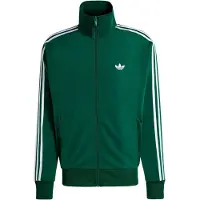 Adidas Originals Giacca di felpa 'Firebird' verde scuro / bianco