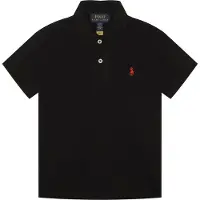Ralph Lauren per ragazzo. 322603252001 Polo iconica in piqué nero (5años= 117/123cm), Casual, Cotone, Manica corta, moda per bambini