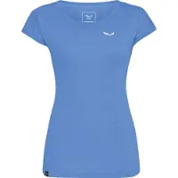 Salewa Women's Puez Melange Dry S/S Tee T-shirt Donna (34, blu)