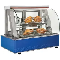 CombiSteel Girarrosto elettrico per pollo con 4 spiedini