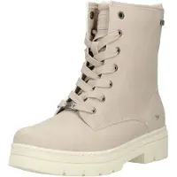 Mustang Stivaletto stringato crema