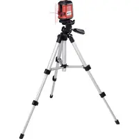 Toolcraft CL8 Laser a linee incrociate con treppiede, autolivellante Portata (max.): 8 m