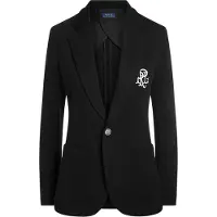Ralph Lauren per donna. 211795348001 Blazer strutturato nero (34), Casual, Cotone
