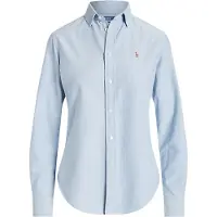 Ralph Lauren per donna. 211891377001 Camicia Oxford blu (42), Casual, Cotone, Classico, Manica lunga