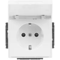 Busch-Jaeger SCHUKO inserto presa studio bianco 20 EUKB-84