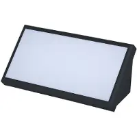 V-TAC VT-8055 Lampada LED da parete rettangolare 20W angolare colore nero da esterno IP65 applique da muro luce bianco freddo 6400k sku 6812