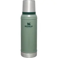 Stanley The Legendary Classic Bottle 1QT, Hammertone Green 10-11346-091 borraccia termica con tappo versatore e tazza, 940 ml