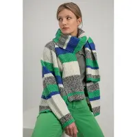 Josephine & Co Sabrina Scarf Parrot Green Stripe Taglia: OS | Sciarpe Outlet | Donna | Verde
