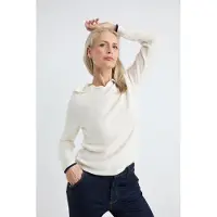 Josephine & Co Allard Hoodie Off White Stripe Taglia: L | Maglioni a maglia Outlet | Donna | Bianco