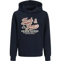 Jack & Jones Kids Junior Felpa écru / blu notte / marrone