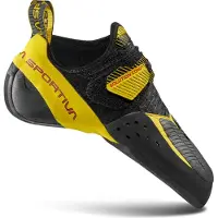 La Sportiva Solution Comp Scarpette da arrampicata Uomo (35, giallo/nero)