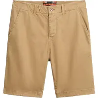 Superdry per uomo. M7110397A Pantaloncini beige Vintage International (32), Casual, Cotone