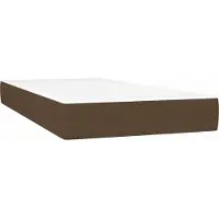 vidaXL Materasso a molle per bambini, marrone scuro, 80X160 Cm Lumarko!