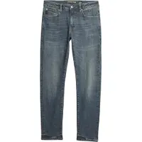Superdry per uomo. M7010888A Jeans aderenti blu (31/32), Casual, Cotone, Denim, Cotone biologico, Sostenibile