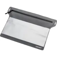 Cocoon Zippered Flat Document Bags Custodie per oggetti di valore (L - 32 x 25 cm, grigio)