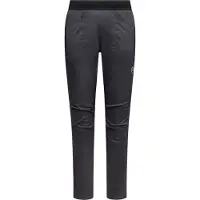La Sportiva - Pantaloni da arrampicata - Roots Pants M Onyx/Chalk per Uomo in Cotone - Taglia XL - Grigio