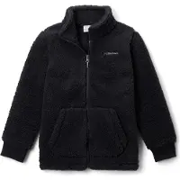 Columbia Kid's Rugged Ridge II Sherpa Full Zip Giacca in pile Bambini (S, nero)