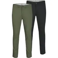 Jack & Jones Confezione Da 2 Pantaloni Chino Slim Fit