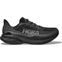 Hoka One One Women's Mach 6 Scarpe da corsa Donna (43 1/3 - Regular, grigio/nero)